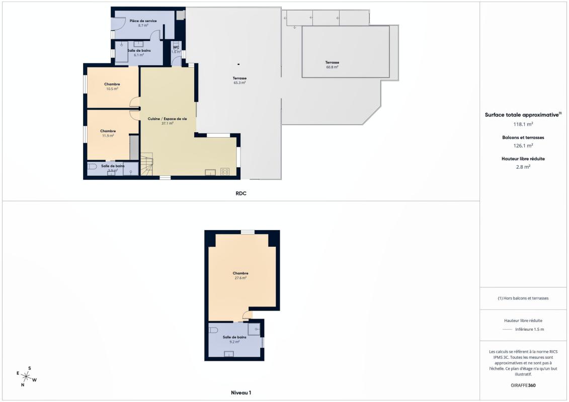 40.Location villa 8 personnes avec piscine et prxomité plage des Raisins Clairs